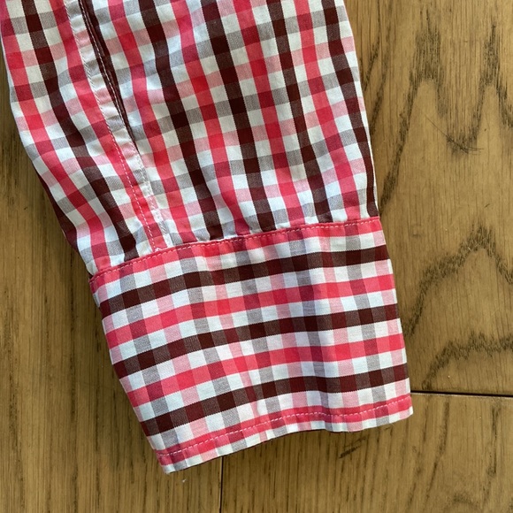 Frank & Eileen Small Check Barry Button Front - Picture 7 of 12